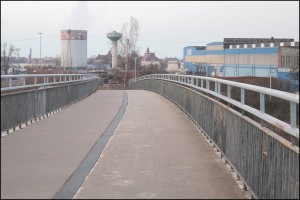 Die Riesaer "Blechbrücke" (Foto: U. Päsler)